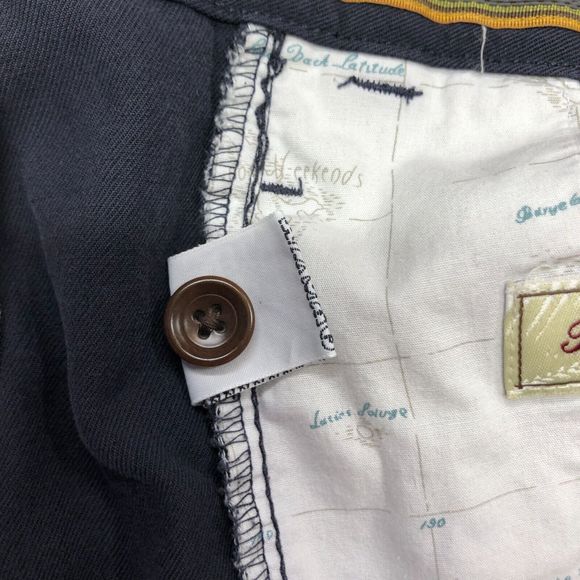 Tommy Bahama Men Pleated Chino Shorts Size 38 Lyocell Blend B240 -8 - Picture 9 of 16